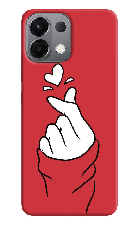 Korean Love Sign Oppo K13 5G Back Cover