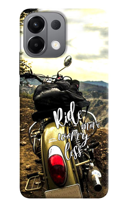 Ride More Worry Less Oppo K13 5G Back Cover