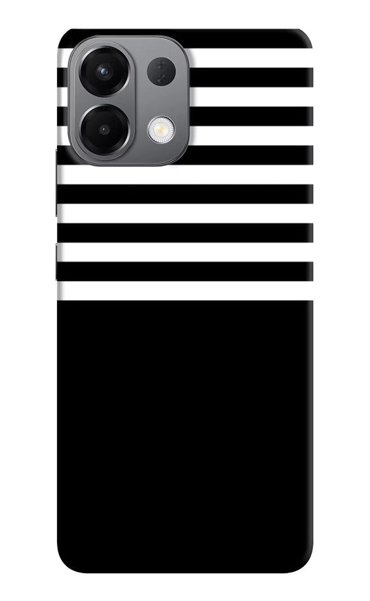 Black and White Print Oppo K13 5G Back Cover