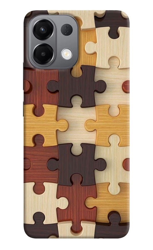Wooden Puzzle Oppo K13 5G Back Cover