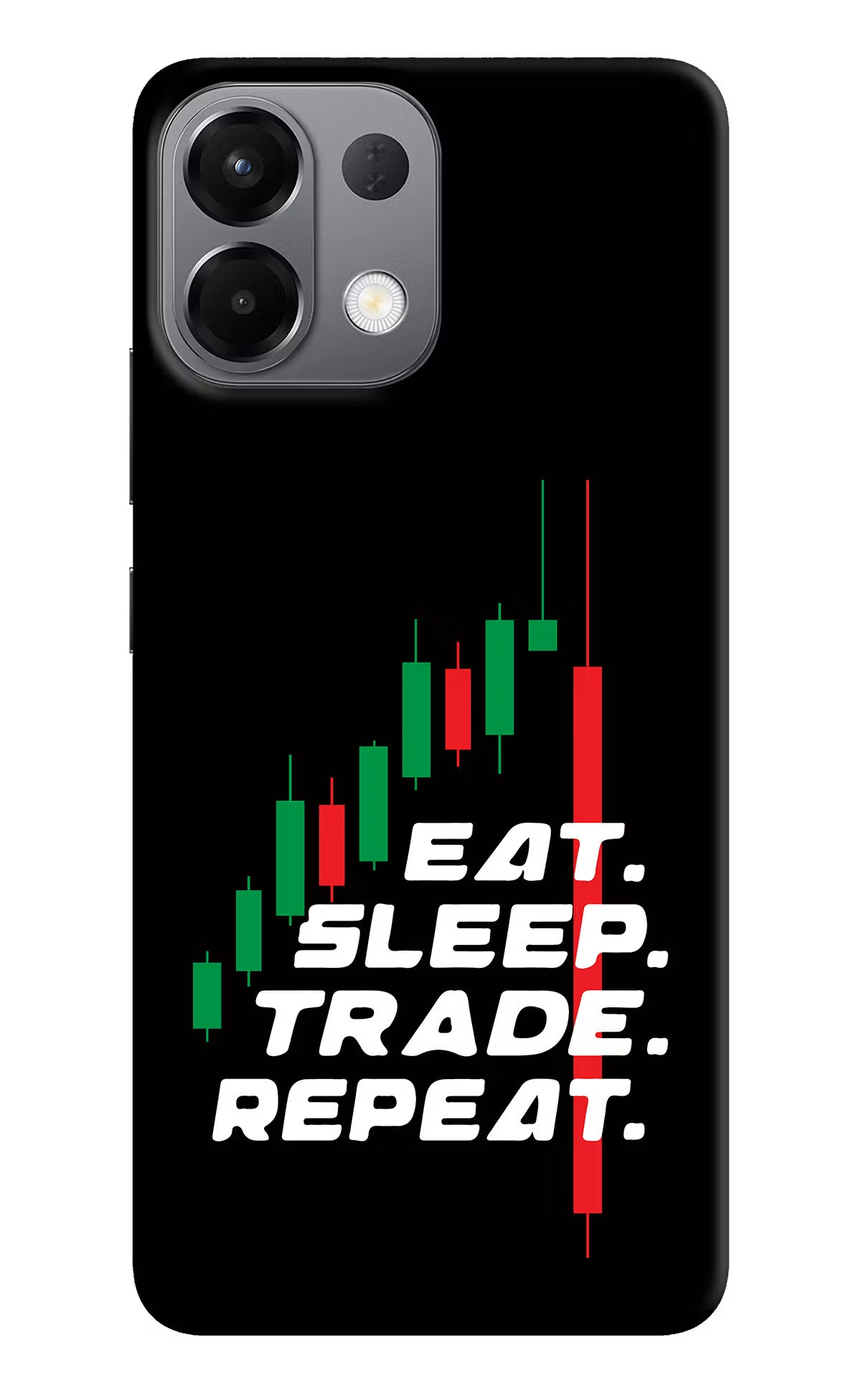 Eat Sleep Trade Repeat Oppo K13 5G Back Cover