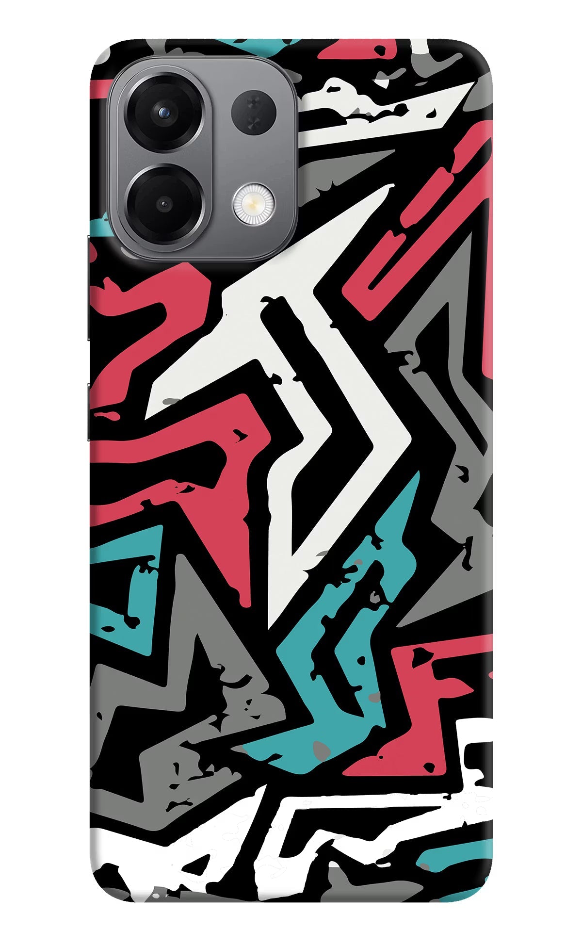 Geometric Graffiti Oppo K13 5G Back Cover