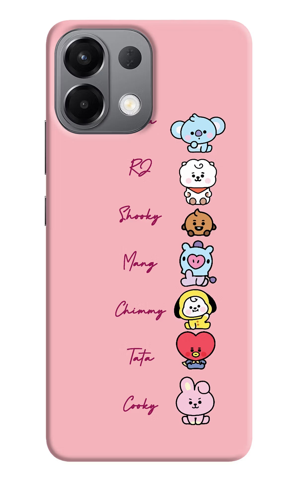 BTS names Oppo K13 5G Back Cover