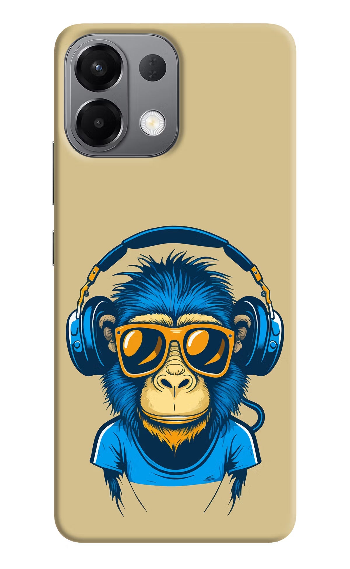 Monkey Headphone Oppo K13 5G Back Cover