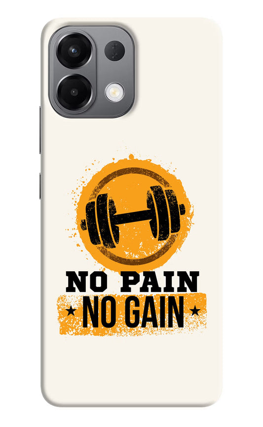 No Pain No Gain Oppo K13 5G Back Cover