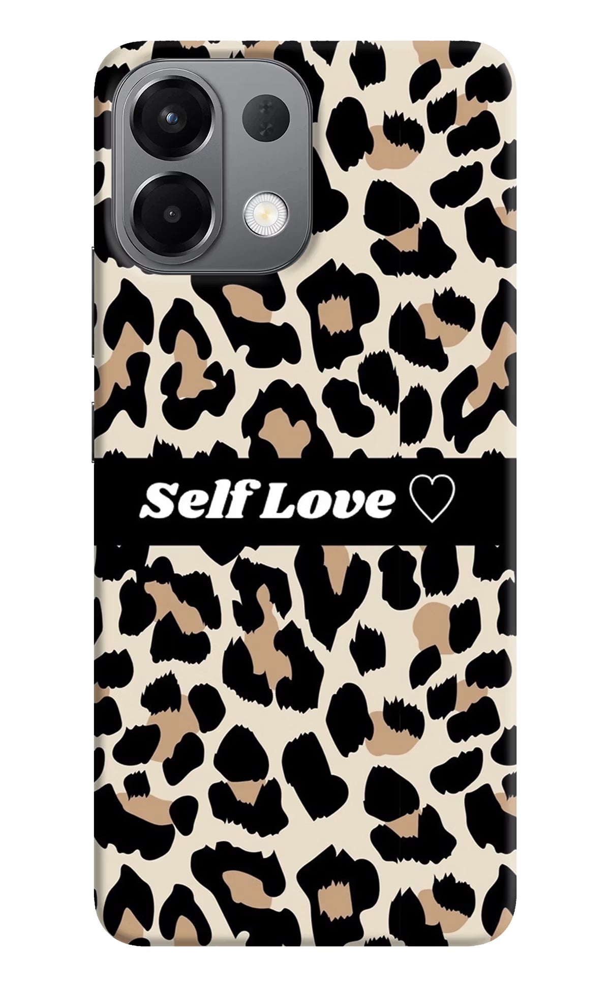 Leopard Print Self Love Oppo K13 5G Back Cover