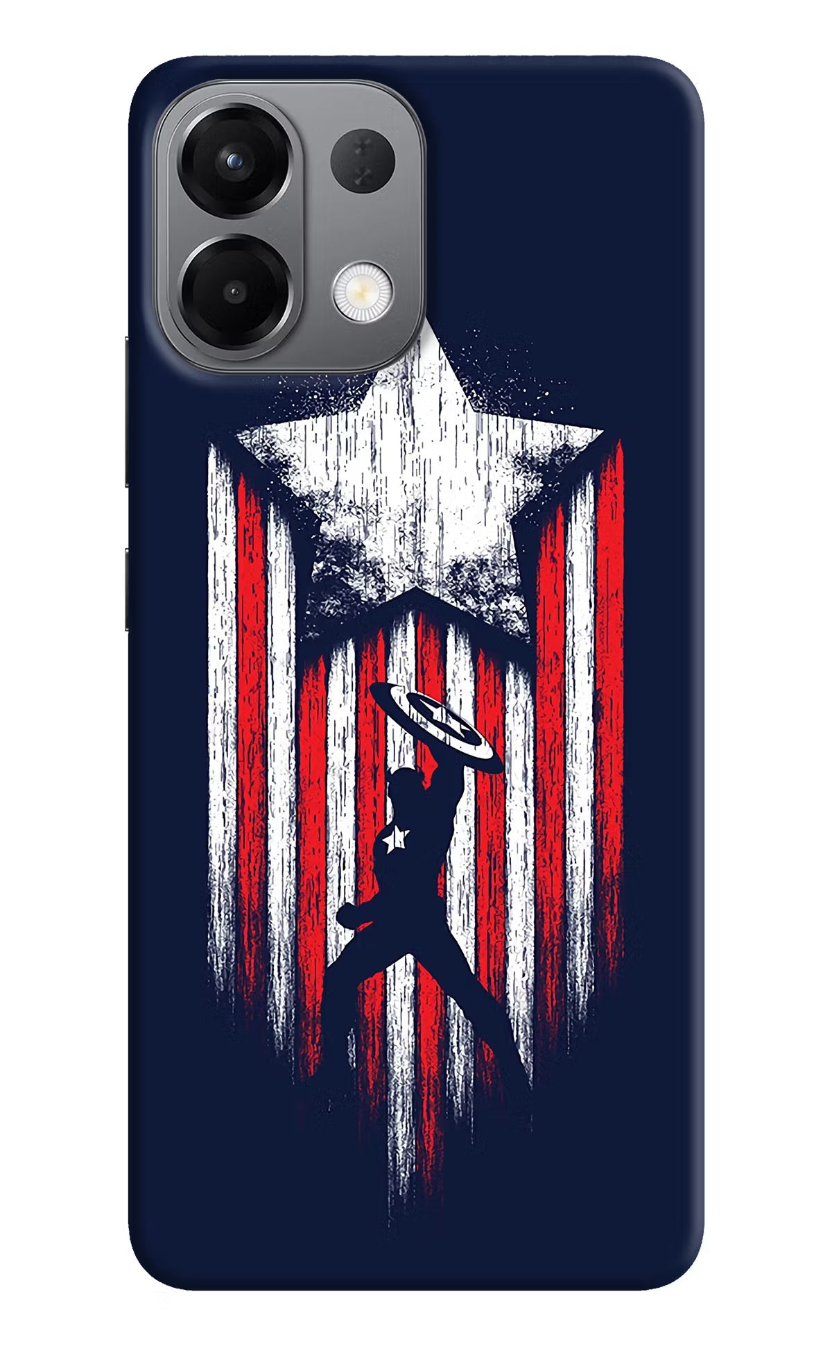 Captain America Marvel Art Oppo K13 5G Back Cover