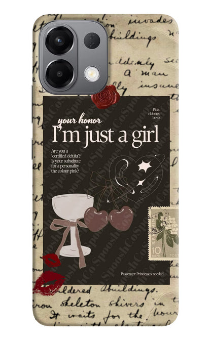 I am just a girl Oppo K13 5G Back Cover