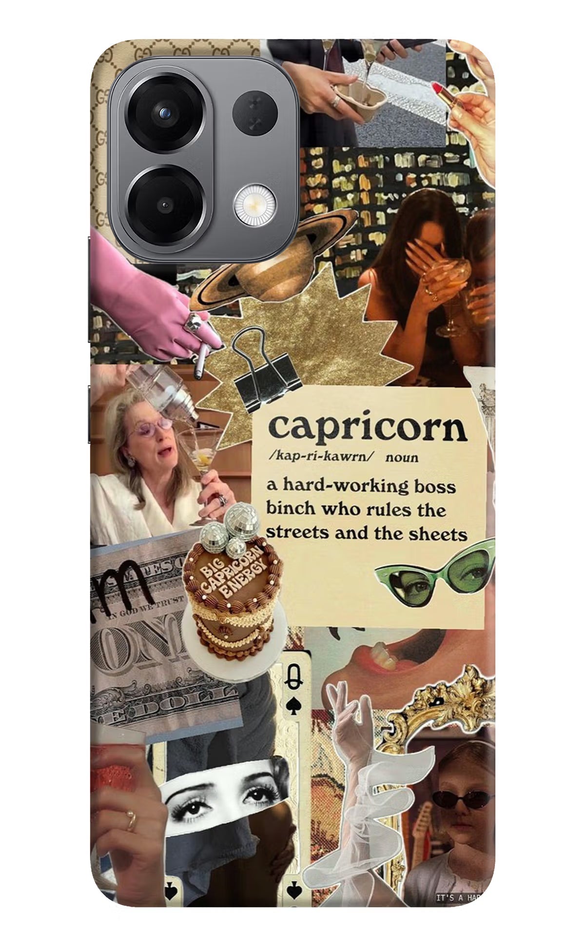 Capricorn Zodiac Oppo K13 5G Back Cover