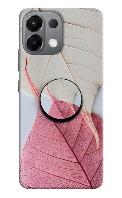White Pink Leaf Oppo K13 5G Pop Case