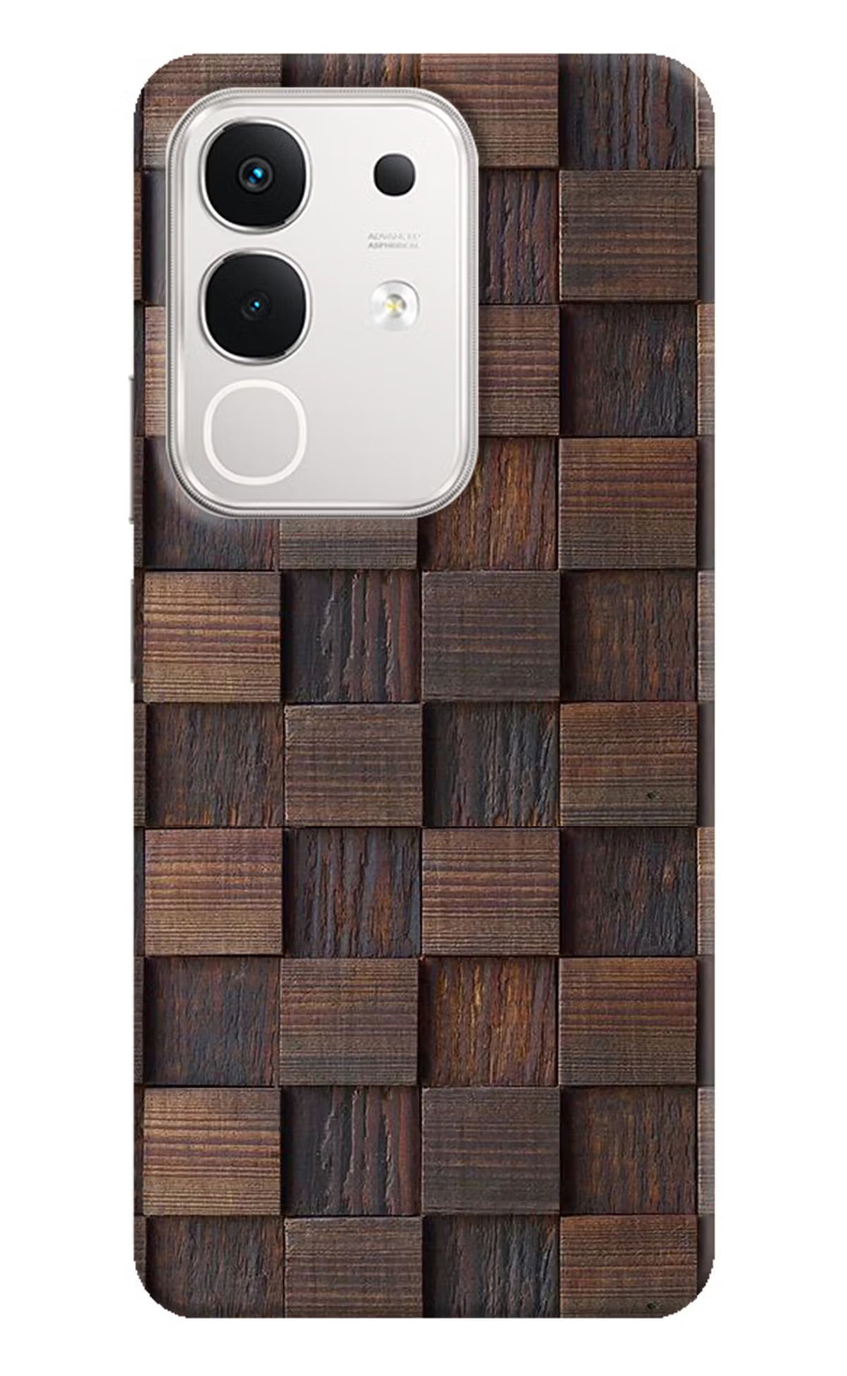 Wooden Cube Design iQOO Z10x 5G Back Cover