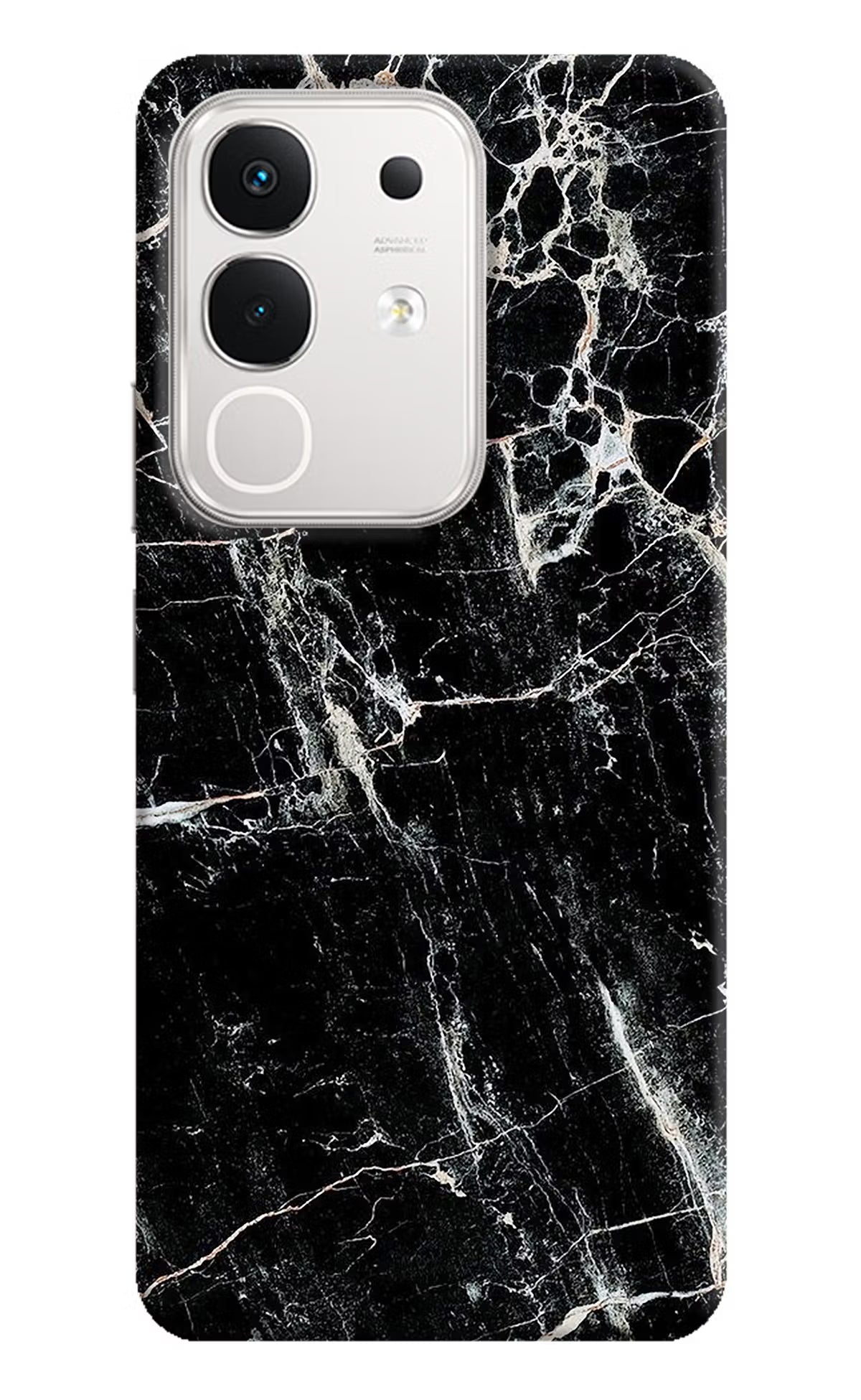 Black Marble Texture iQOO Z10x 5G Back Cover