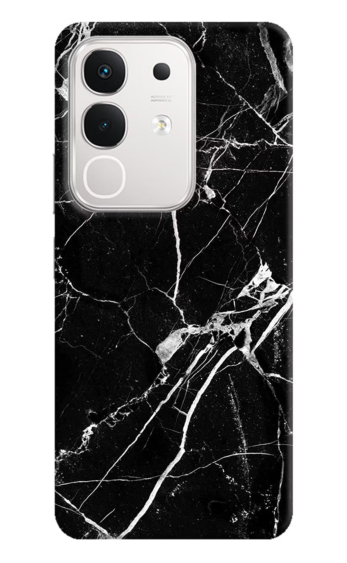 Black Marble Pattern iQOO Z10x 5G Back Cover