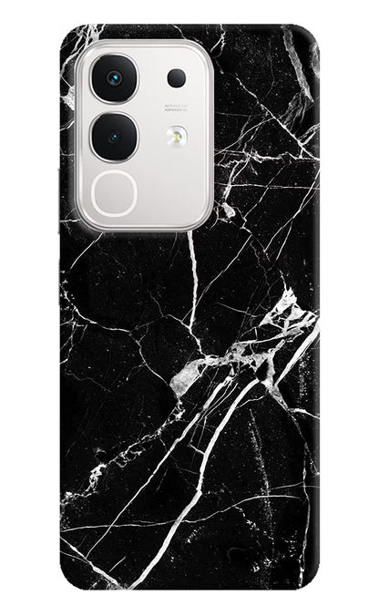 Black Marble Pattern iQOO Z10x 5G Back Cover