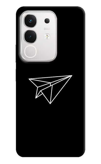 Paper Plane White iQOO Z10x 5G Back Cover