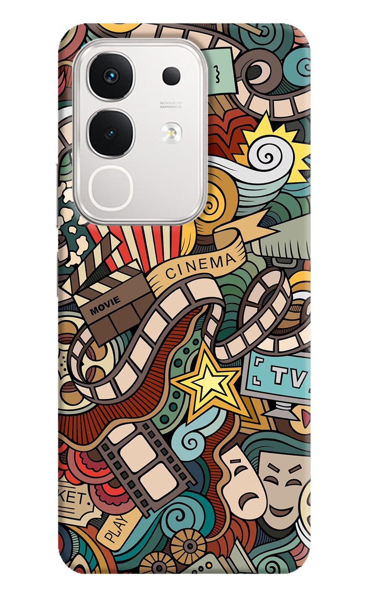 Cinema Abstract iQOO Z10x 5G Back Cover
