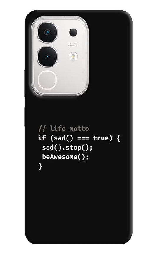 Life Motto Code iQOO Z10x 5G Back Cover