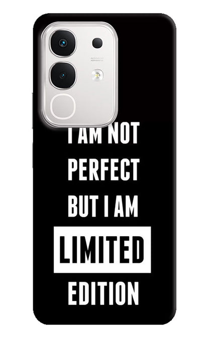 I Am Not Perfect But I Am Limited Edition iQOO Z10x 5G Back Cover