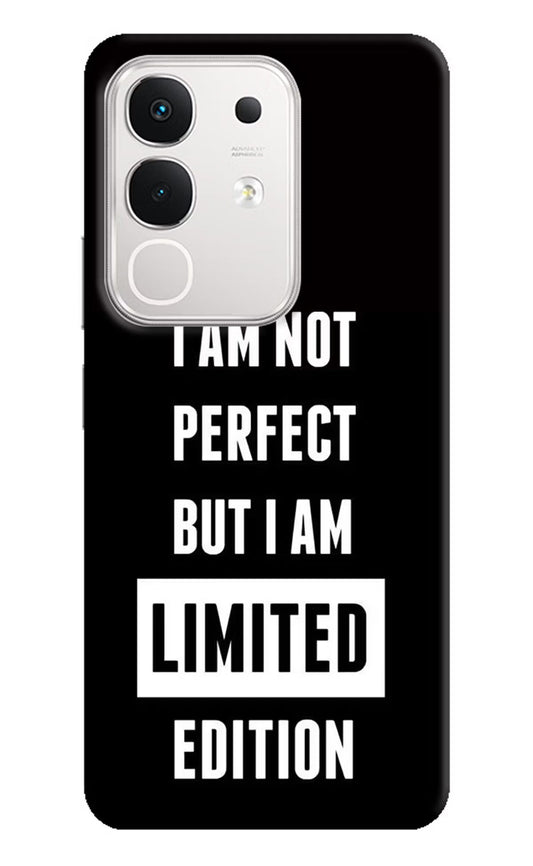 I Am Not Perfect But I Am Limited Edition iQOO Z10x 5G Back Cover