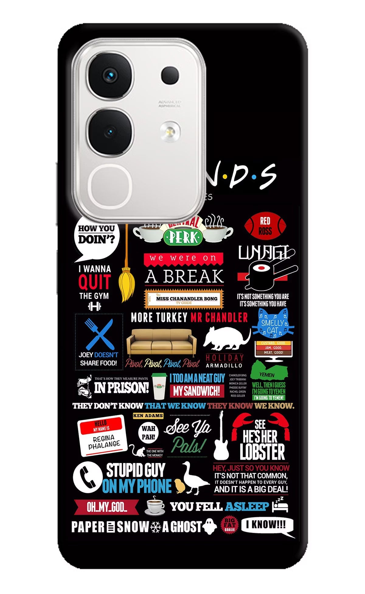 FRIENDS iQOO Z10x 5G Back Cover