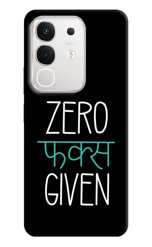 Zero Fucks Given iQOO Z10x 5G Back Cover