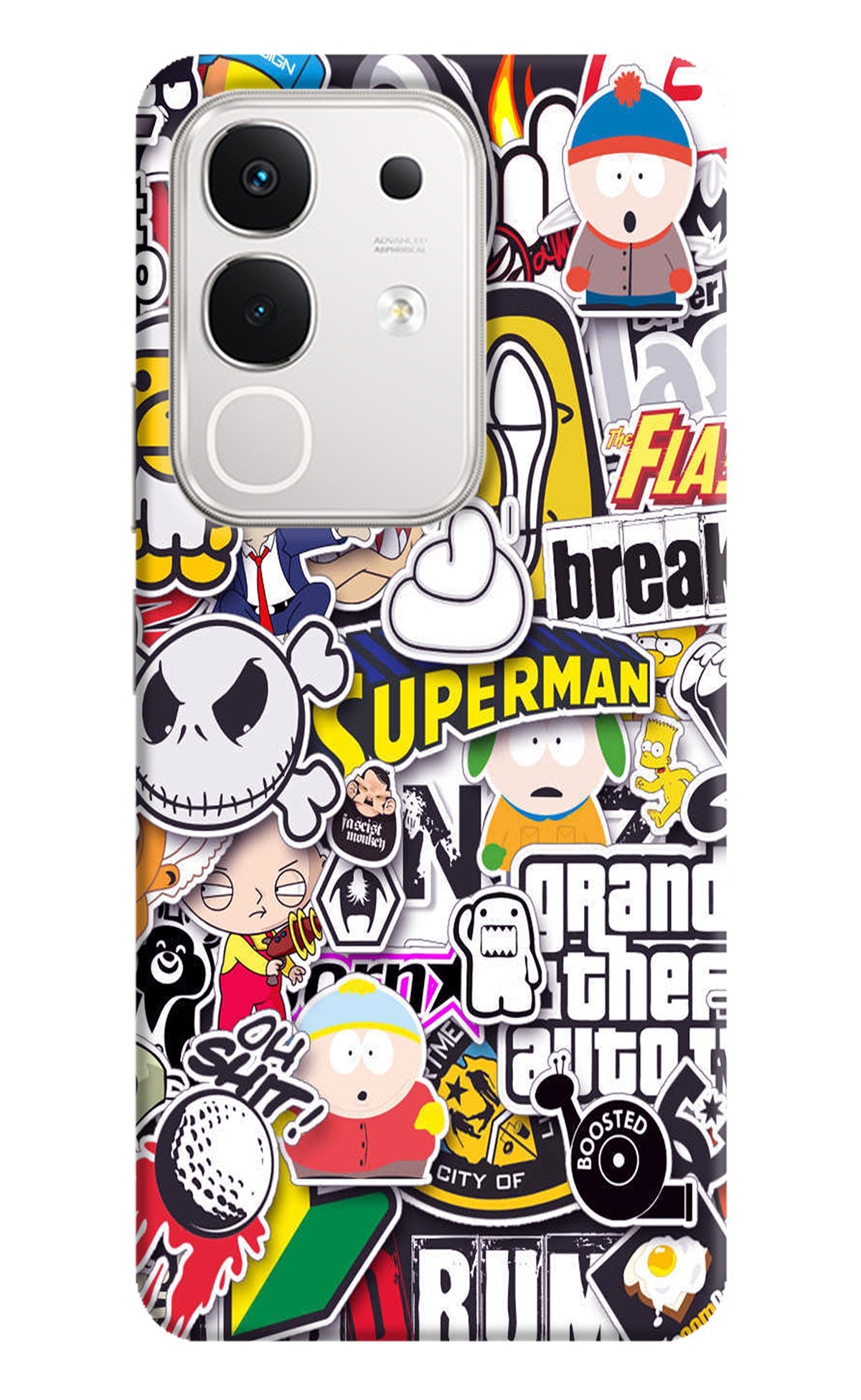 Sticker Bomb iQOO Z10x 5G Back Cover