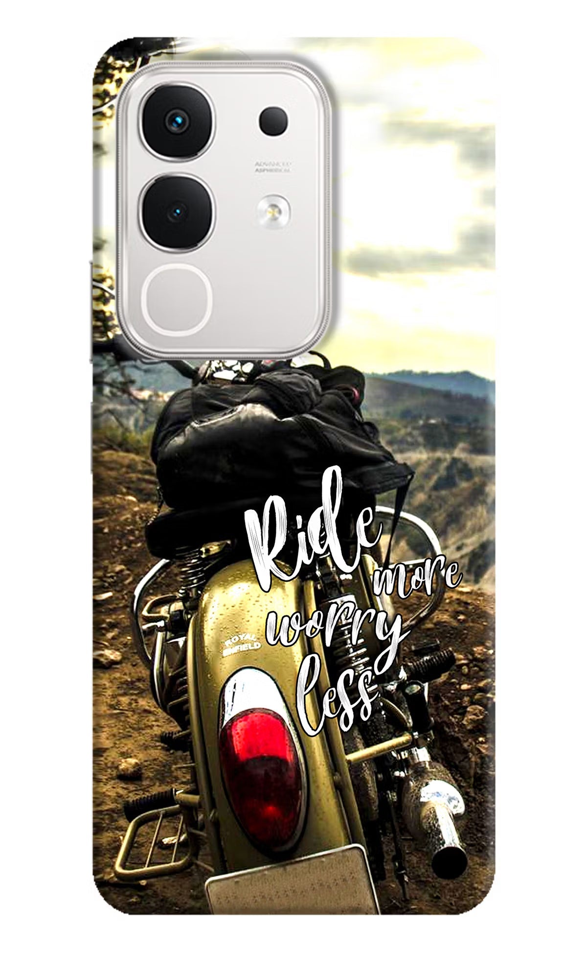Ride More Worry Less iQOO Z10x 5G Back Cover