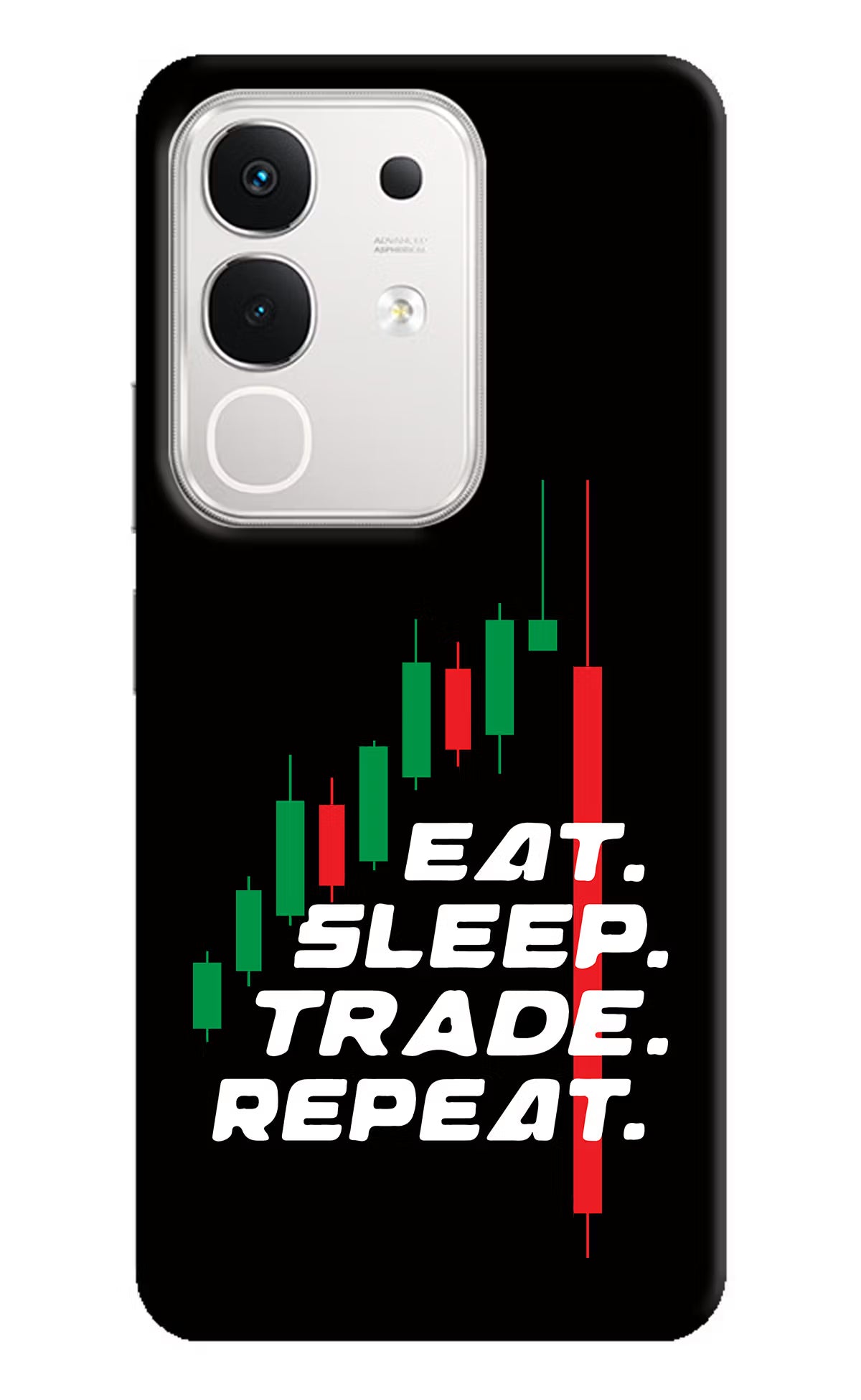 Eat Sleep Trade Repeat iQOO Z10x 5G Back Cover