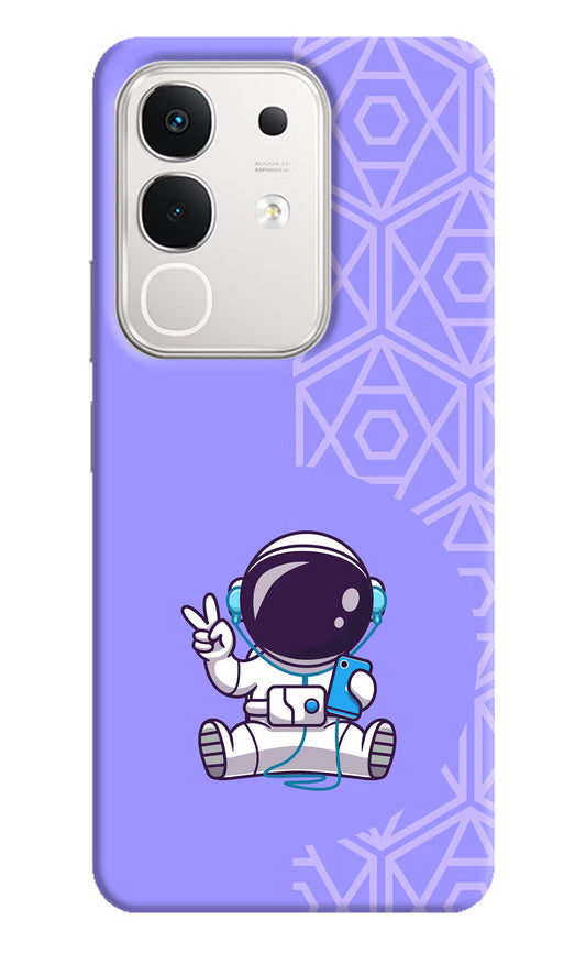 Cute Astronaut Chilling iQOO Z10x 5G Back Cover
