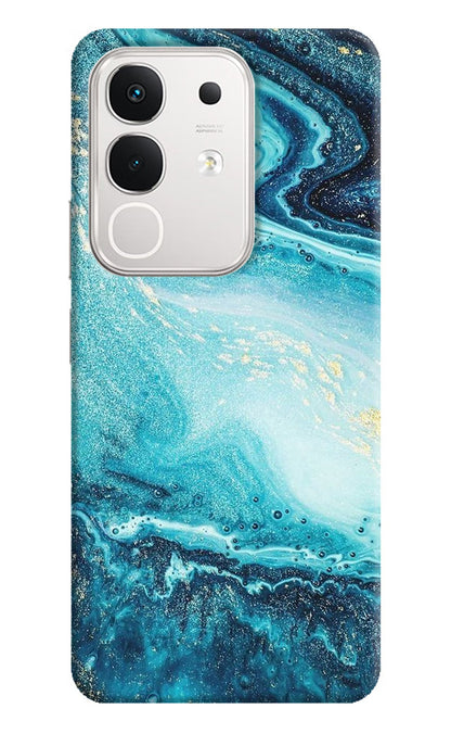 Blue Glitter Marble iQOO Z10x 5G Back Cover