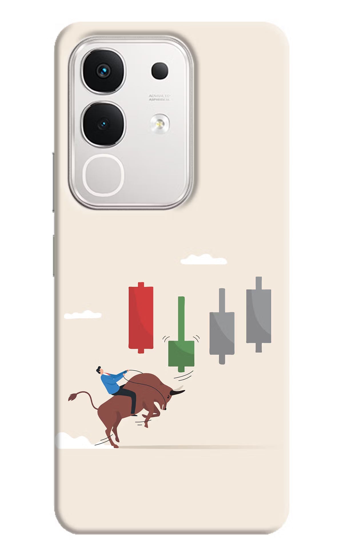 Bull Trading Momentum iQOO Z10x 5G Back Cover