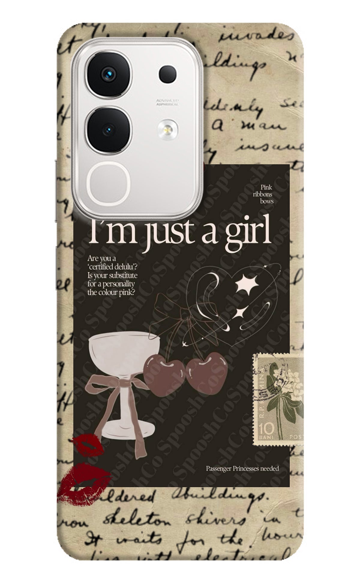 I am just a girl iQOO Z10x 5G Back Cover