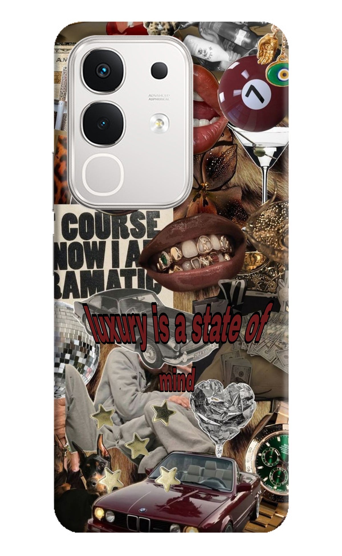 Luxury iQOO Z10x 5G Back Cover