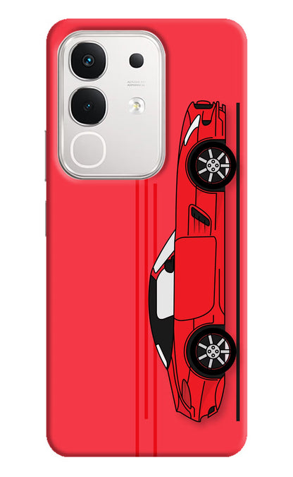 Red Velocity iQOO Z10x 5G Back Cover
