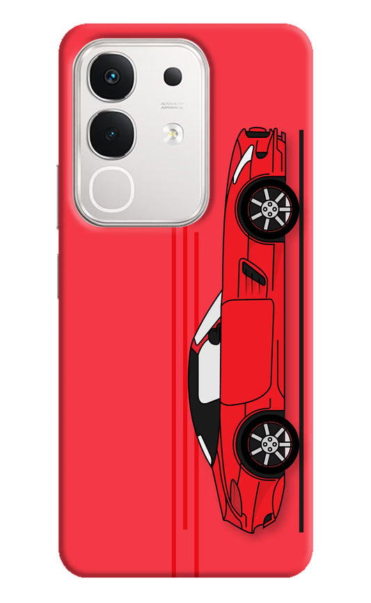 Red Velocity iQOO Z10x 5G Back Cover