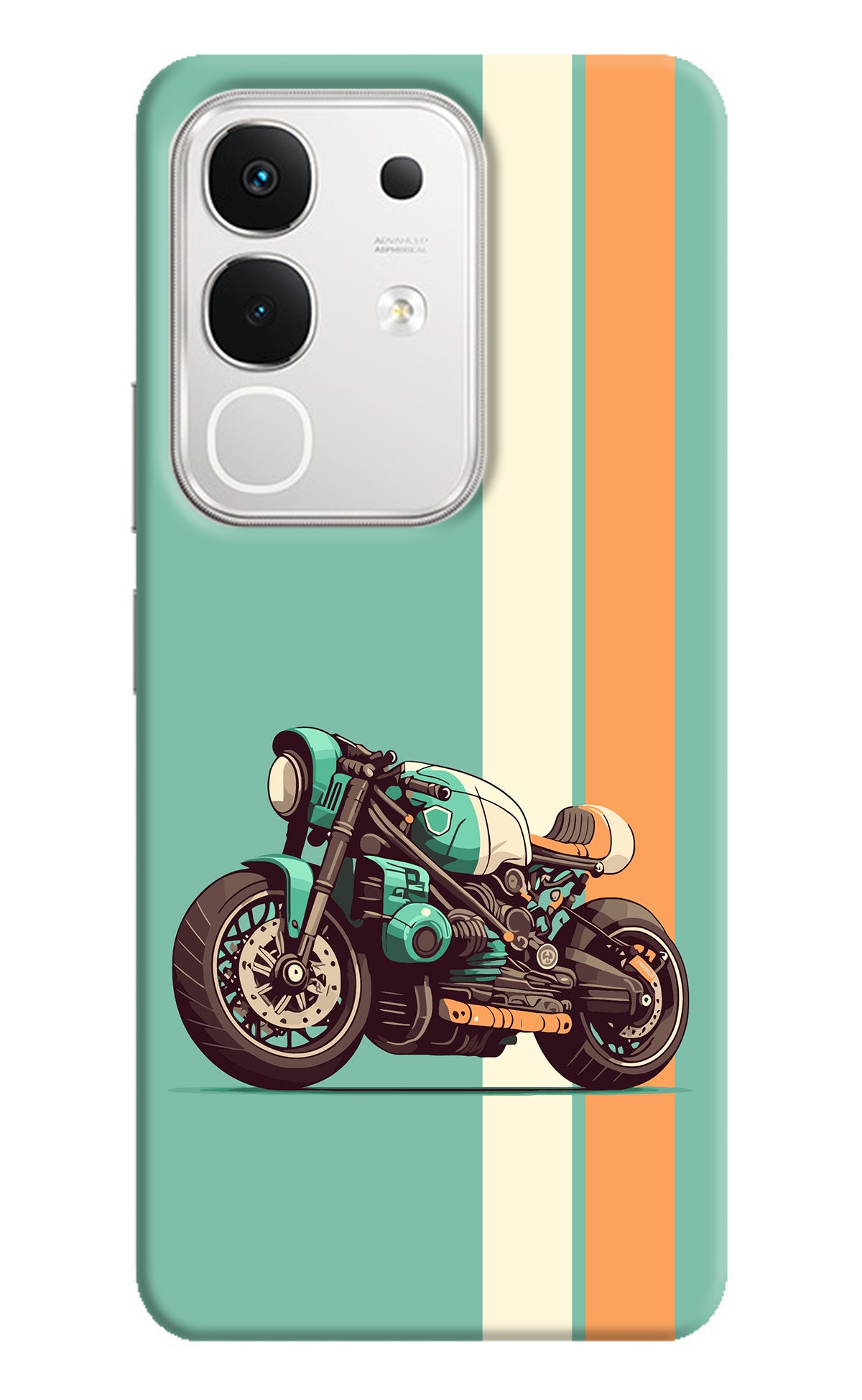 Striped Moto Drift iQOO Z10x 5G Back Cover
