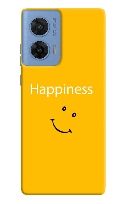 Happiness With Smiley Moto G96 5G Back Cover