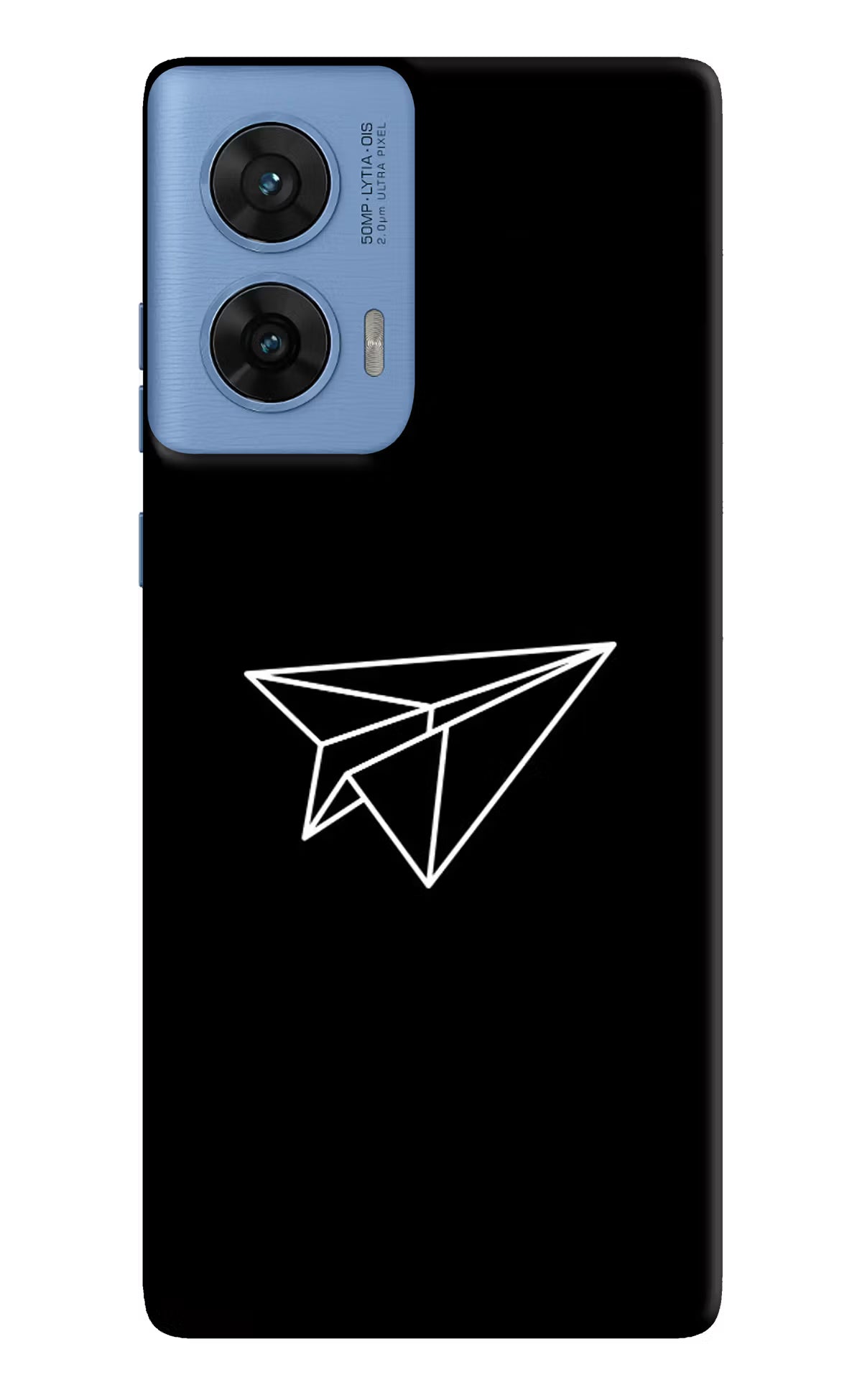 Paper Plane White Moto G96 5G Back Cover