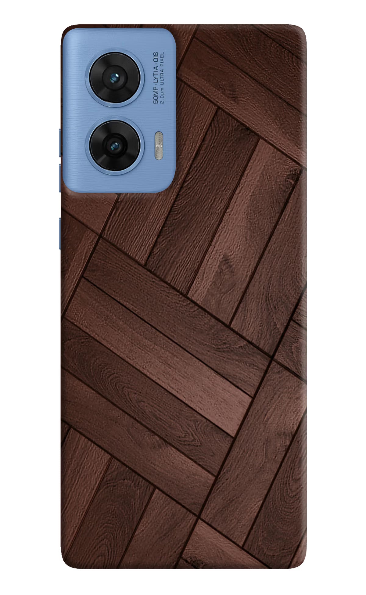 Wooden Texture Design Moto G96 5G Back Cover