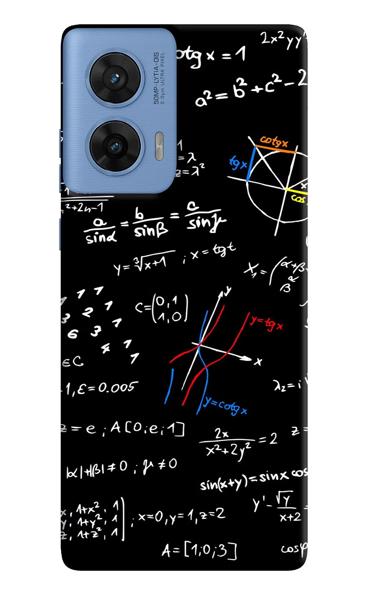 Mathematics Formula Moto G96 5G Back Cover