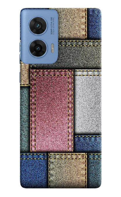 Multicolor Jeans Moto G96 5G Back Cover