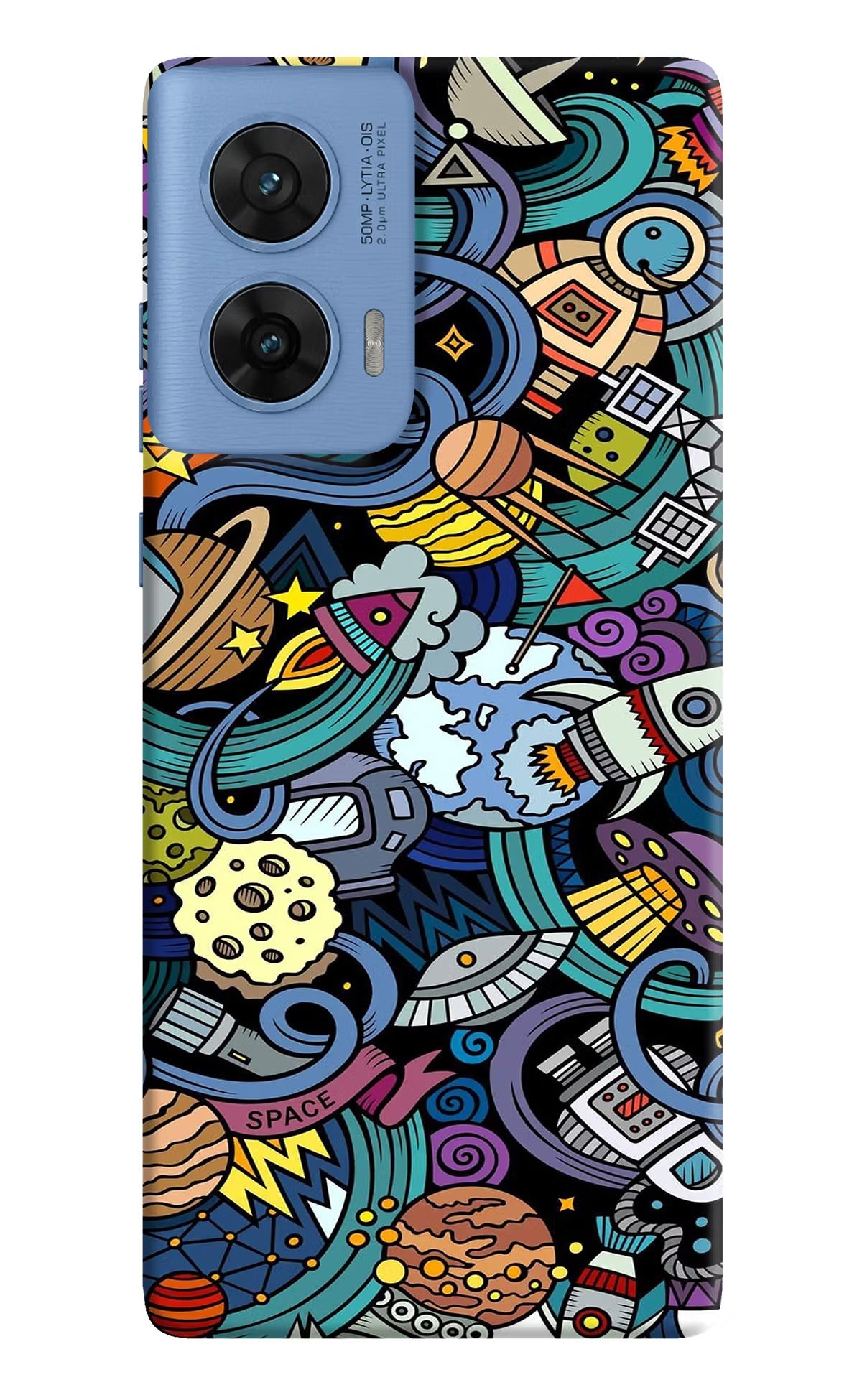 Space Abstract Moto G96 5G Back Cover