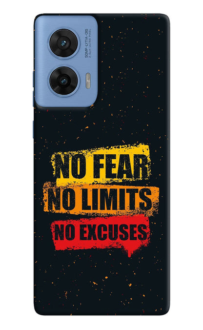No Fear No Limits No Excuse Moto G96 5G Back Cover