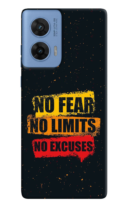 No Fear No Limits No Excuse Moto G96 5G Back Cover