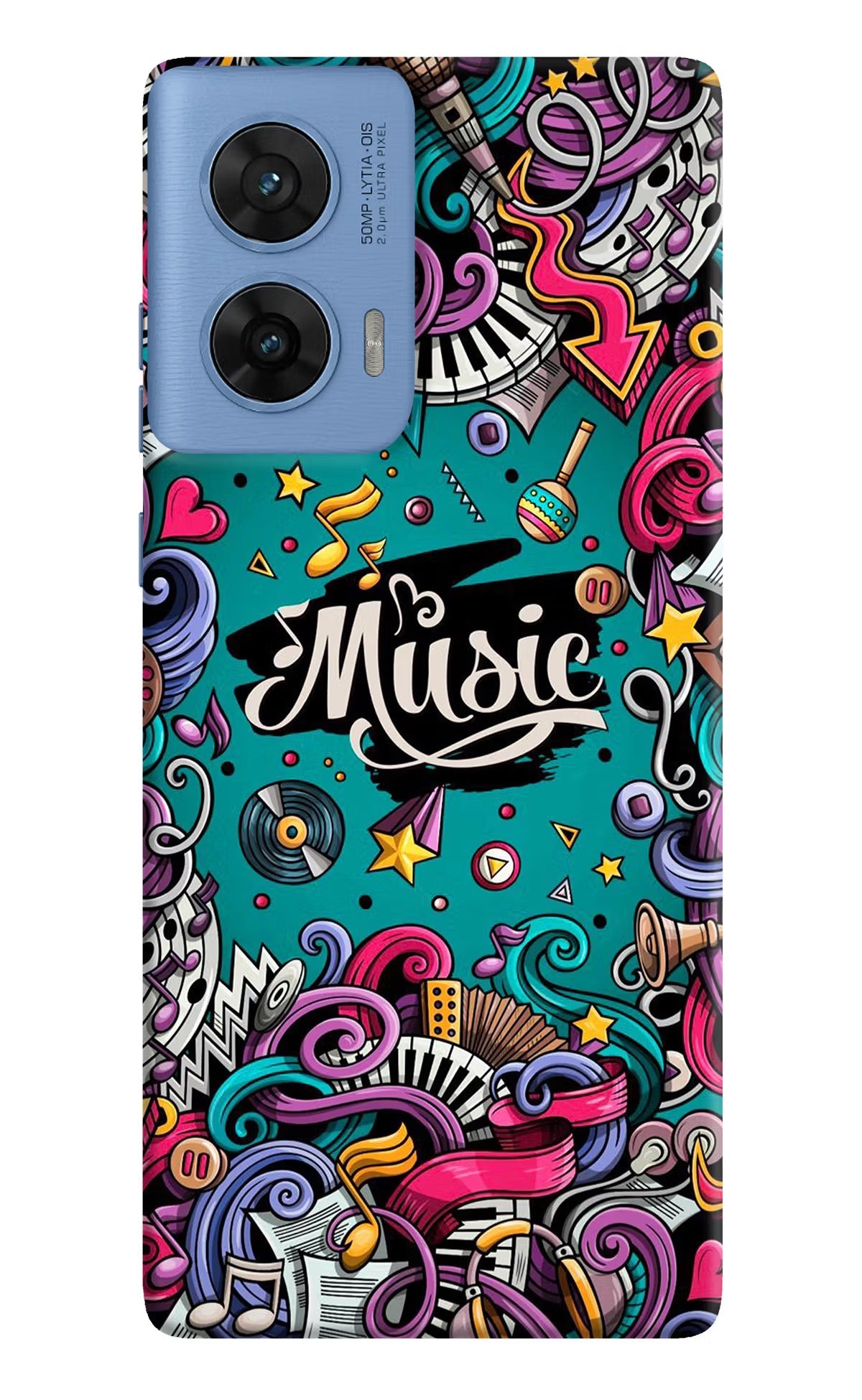 Music Graffiti Moto G96 5G Back Cover