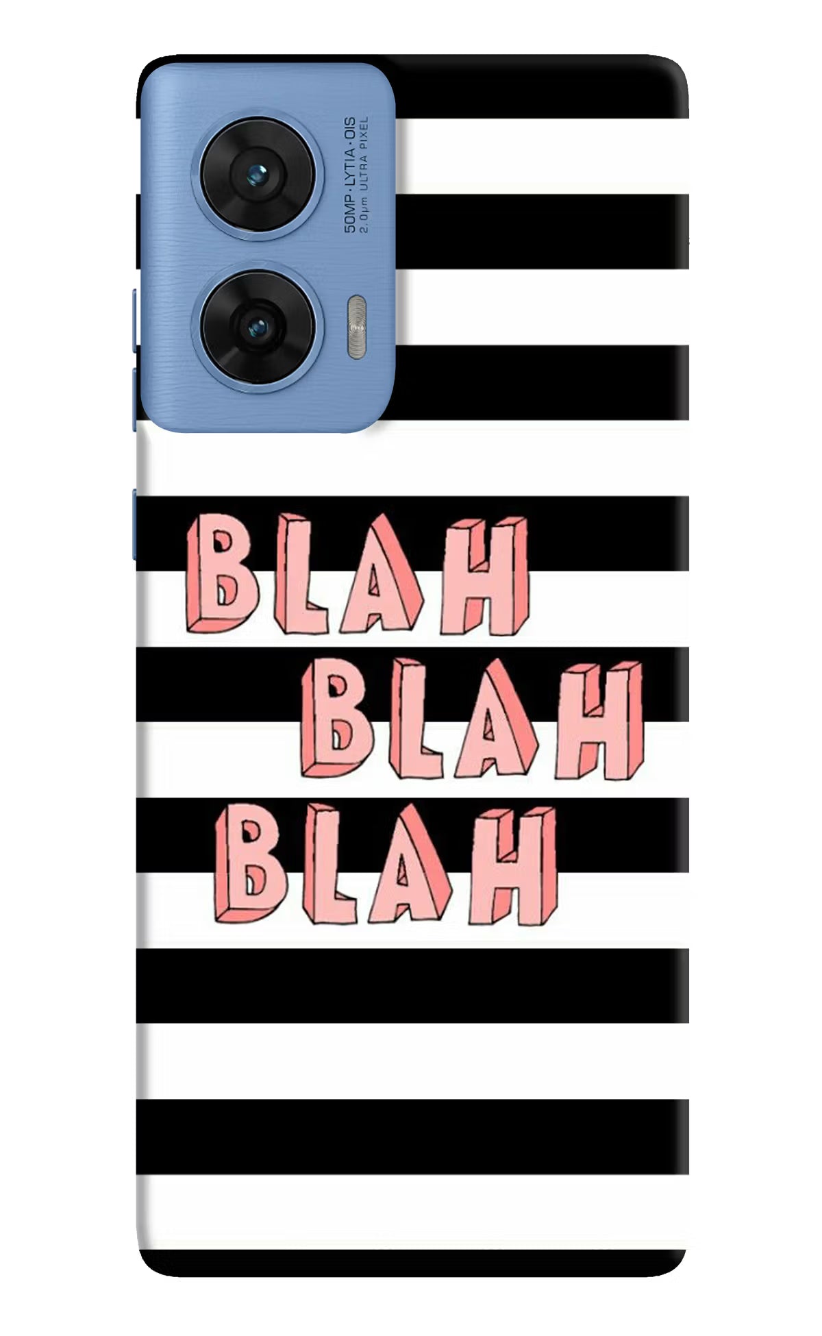 Blah Blah Blah Moto G96 5G Back Cover