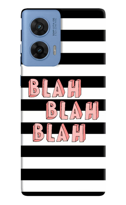 Blah Blah Blah Moto G96 5G Back Cover