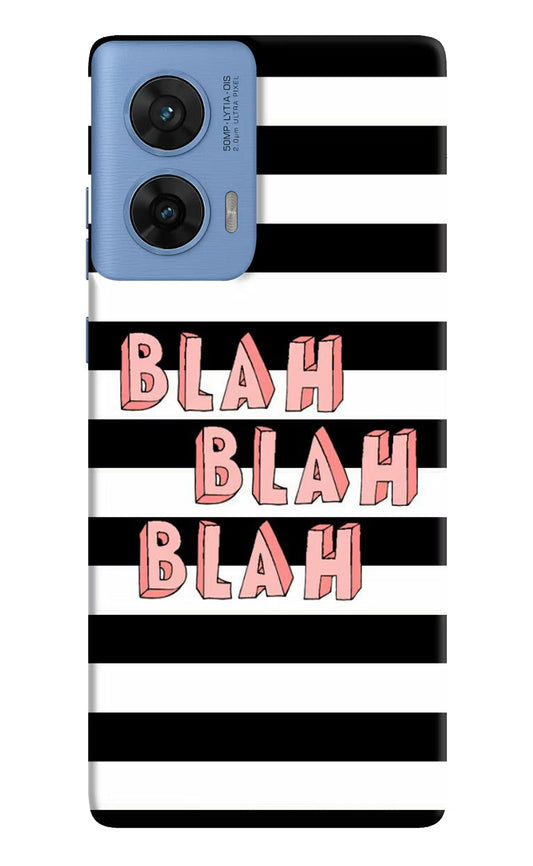 Blah Blah Blah Moto G96 5G Back Cover