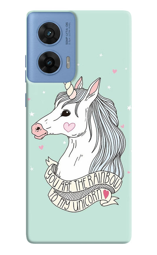 Unicorn Wallpaper Moto G96 5G Back Cover