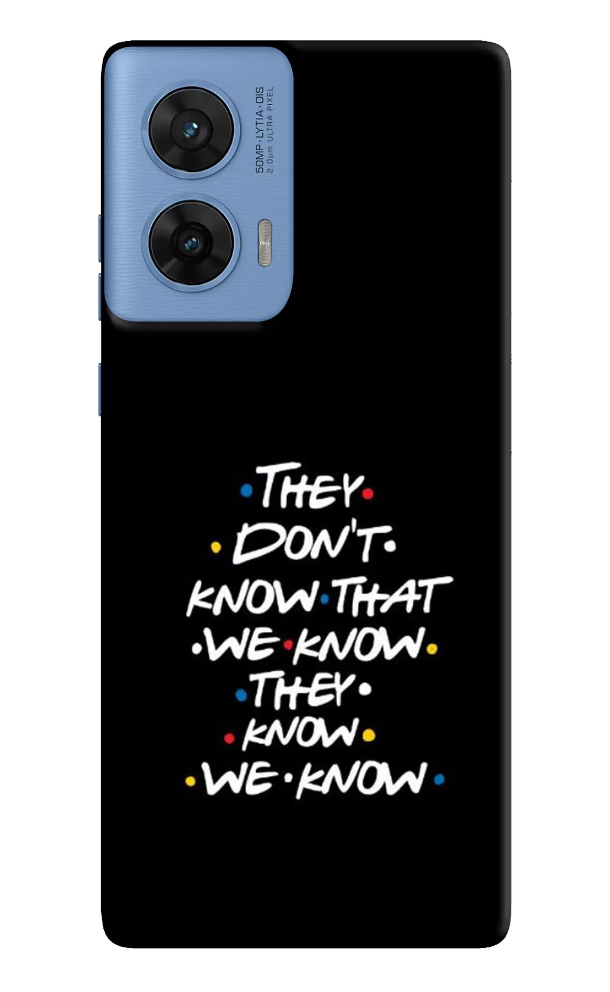 FRIENDS Dialogue Moto G96 5G Back Cover
